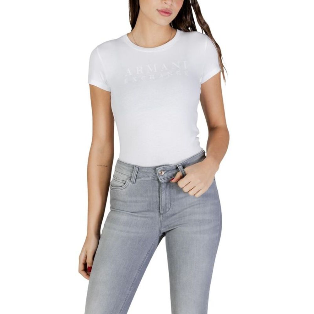 Armani Exchange White Cotton Women's T-Shirt